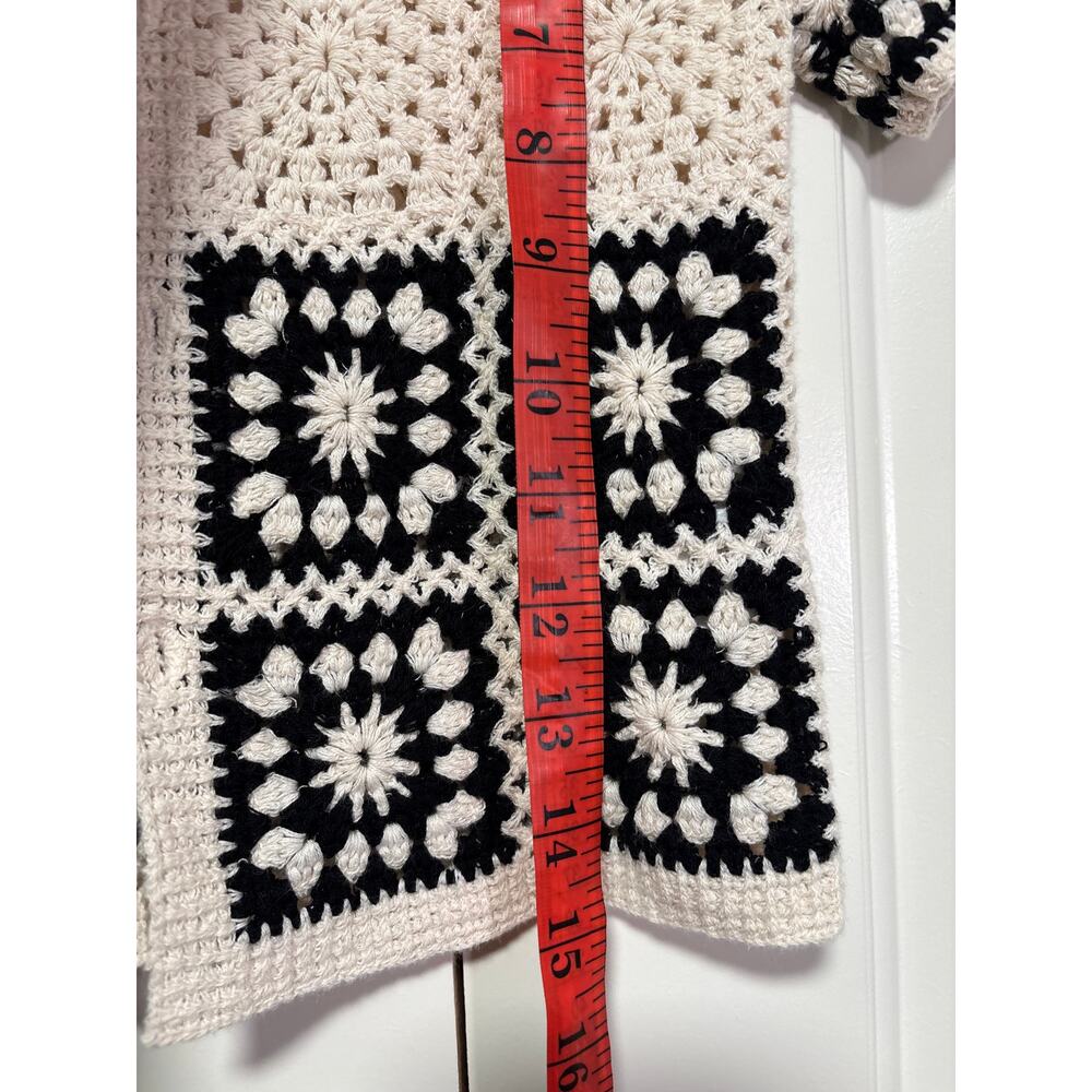 ZARA Girls Crochet Button Down Shirt Size 2/3 Years - Picture 5 of 6